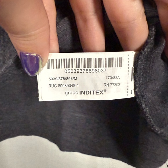 Zara Grey Sleeveless Turtleneck Sweater Vest Size Medium - Picture 5 of 7